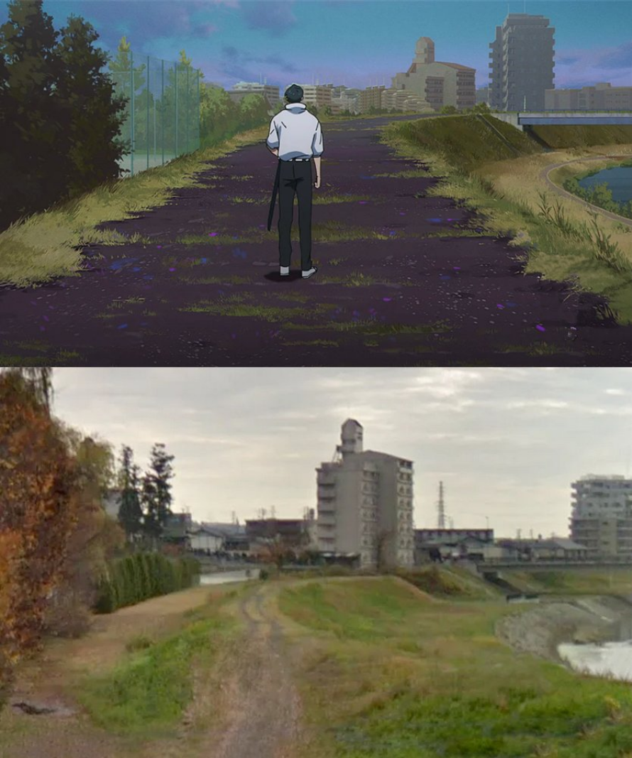 The riverbanks of the Nanakita River.