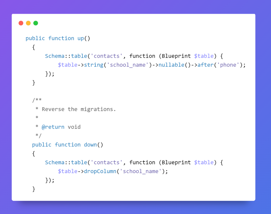 Laravel Eloquent Tips and Tricks. Add columns without breaking tables