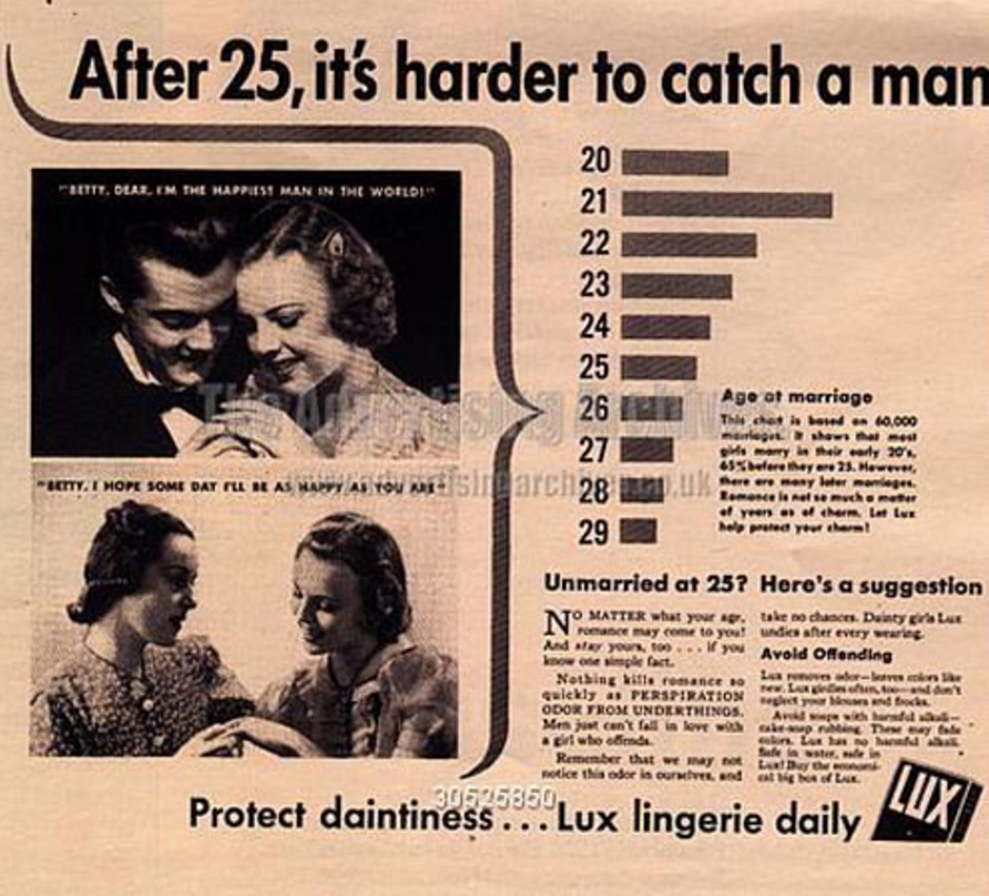 Vintage Lingerie Advertisement for 1949 Warner's 3-way-sized Bra