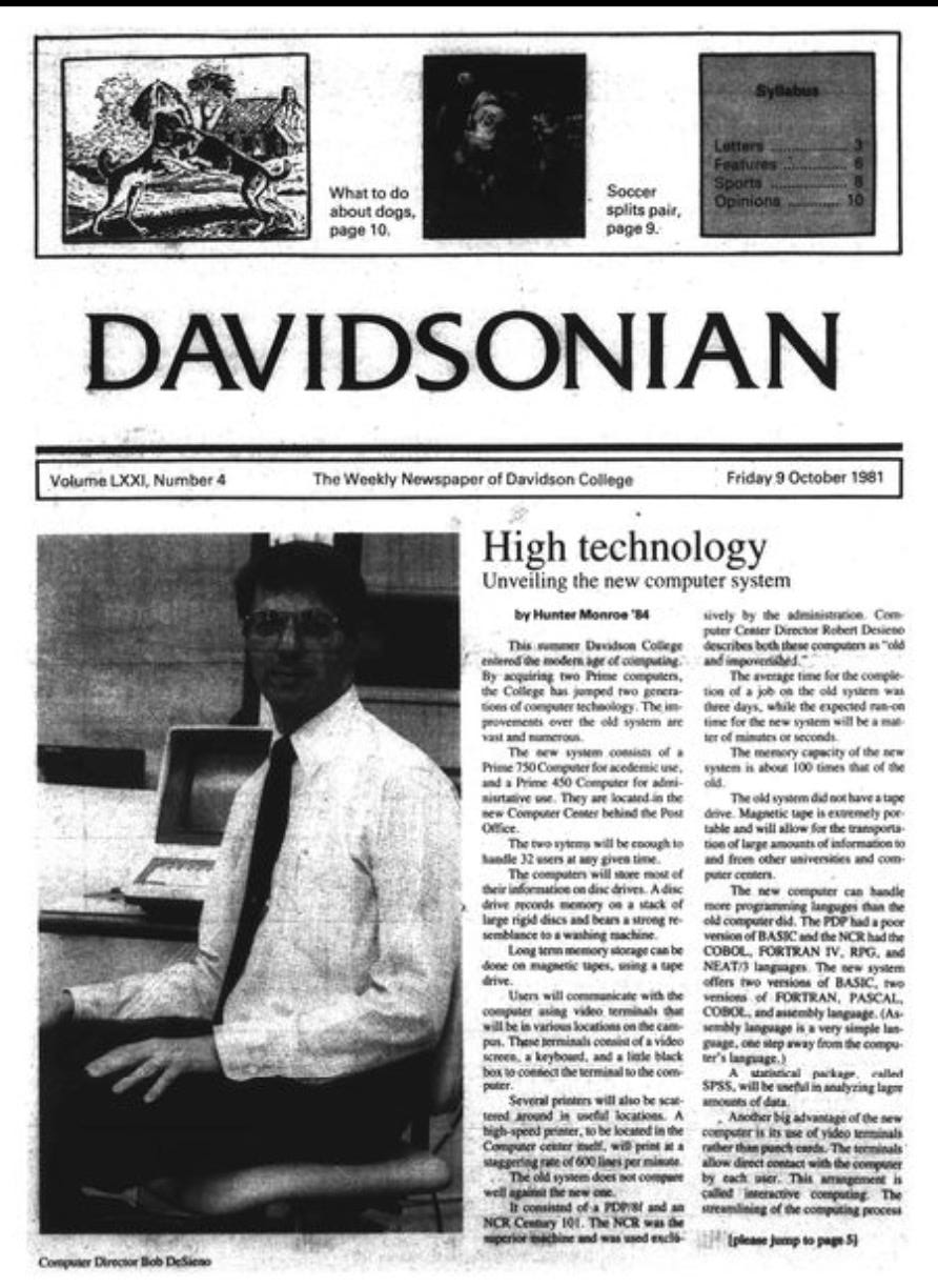 From Mainframes to Models
