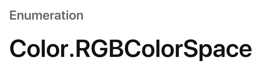 [Swift] sRGB vs sRGBLinear vs displayP3
