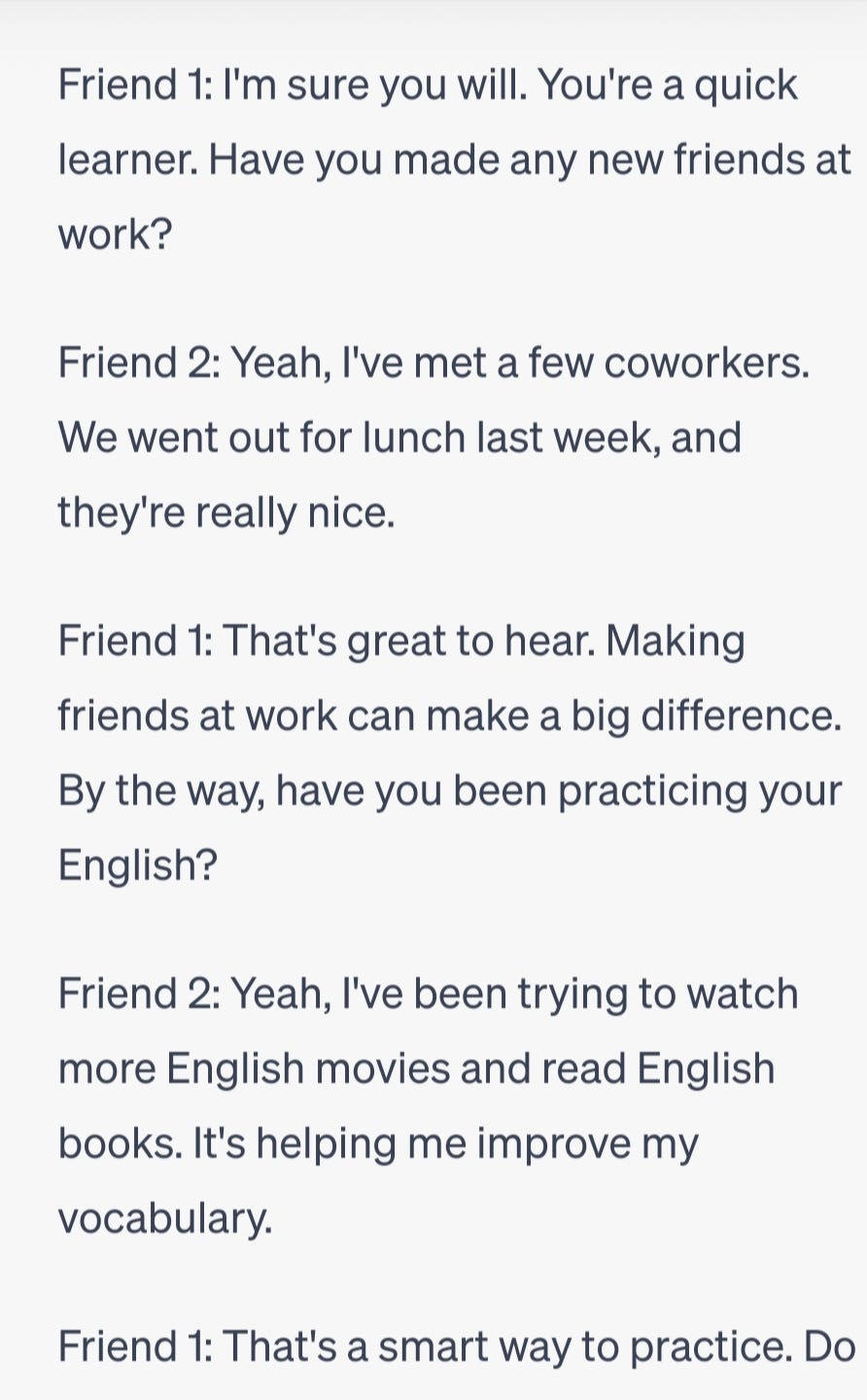 Great! English Conversation