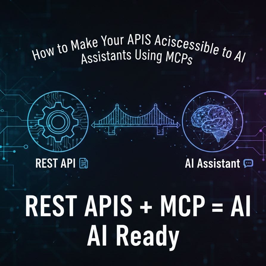 How to Make Your REST APIs Accessible to AI Assistants Using MCPs | by ...