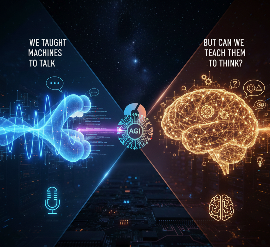 We Taught Machines to Talk. But Can We Teach Them to Think?” -AGI | by ...