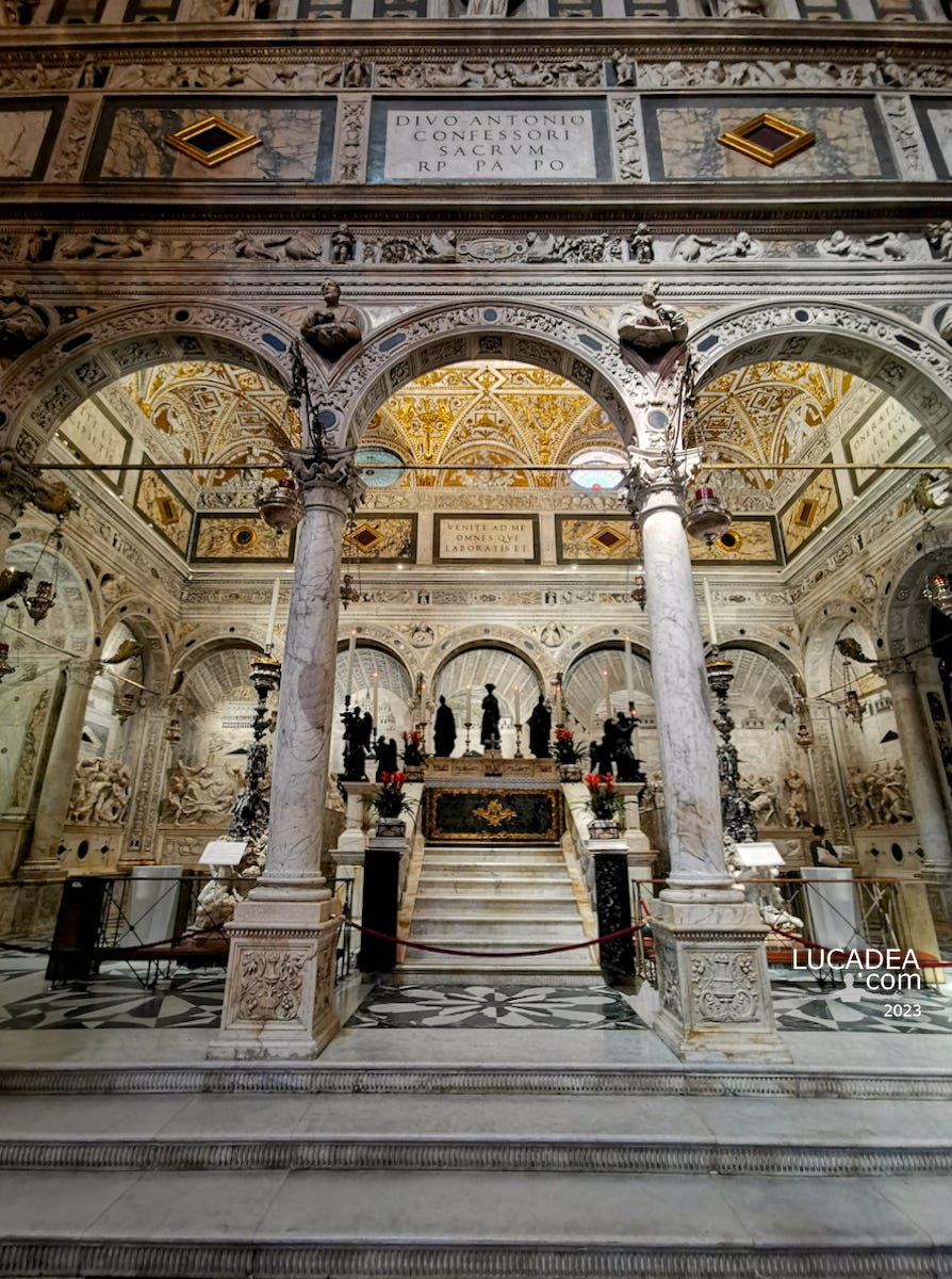 La cappella di Sant’Antonio nella basilica a Padova