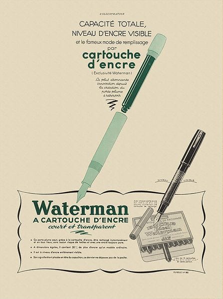 Cartouches d'encre Waterman