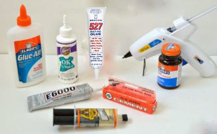 KNOT KNOT] White Glue, Silicone Glue, Fabric Glue, Craft DIY, Macrame  DIY Material & Supply