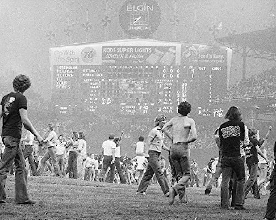 Disco Demolition Night had a fan riot set to Take Me Out to the