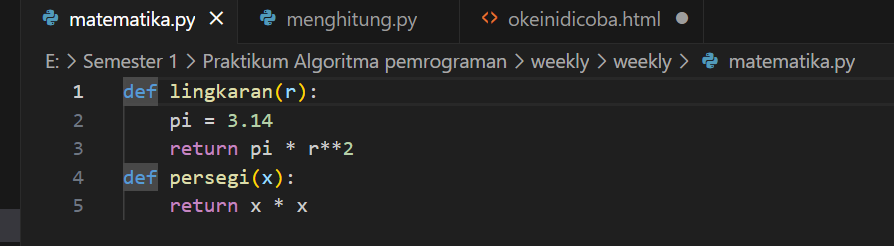 Praktikum Algoritma Pemrograman|Python Modules | by Muhammad Andra ...