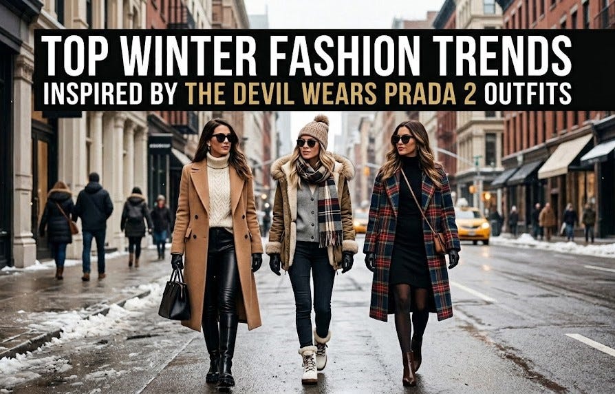 Top Winter Fashion Trends Inspired by The Devil Wears Prada 2 Outfits