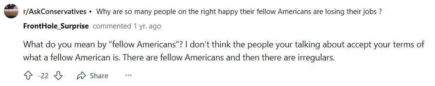 fellow and irregular Americans reddit.com/askconservatives