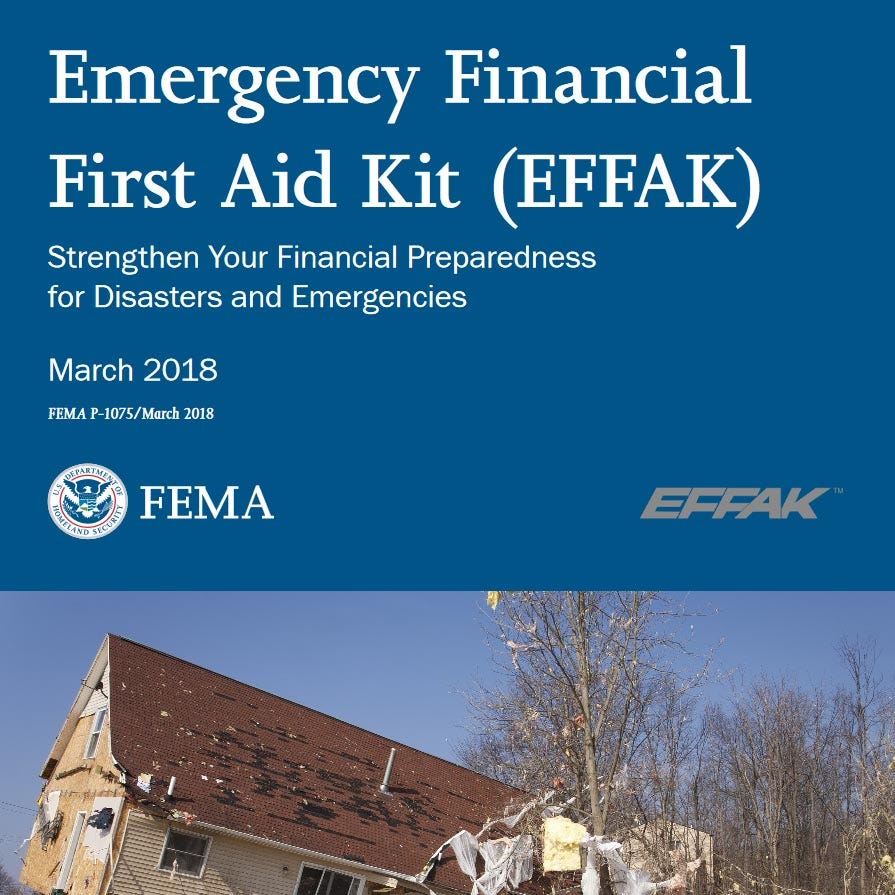 Disaster recovery financial aid