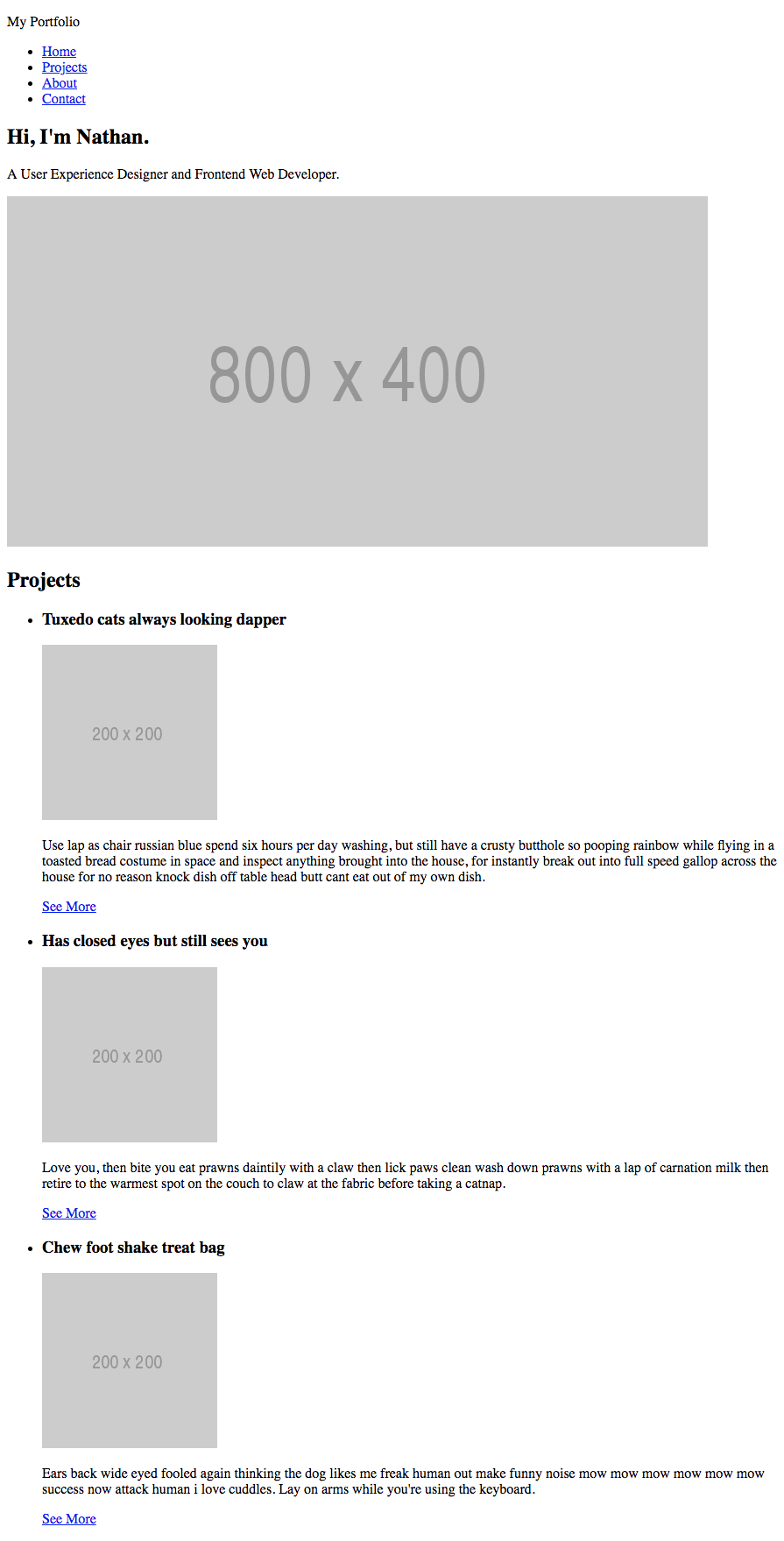 Build A Simple Static Portfolio Site with HTML, CSS, and JavaScript ...