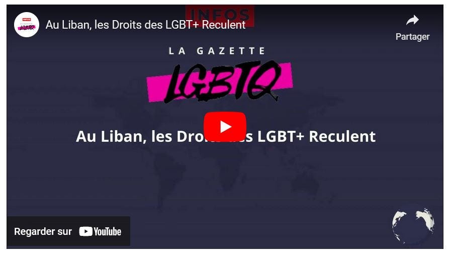 Les Droits des LGBT+ Reculent Au Liban LA GAZETTE LGBTQ Medium