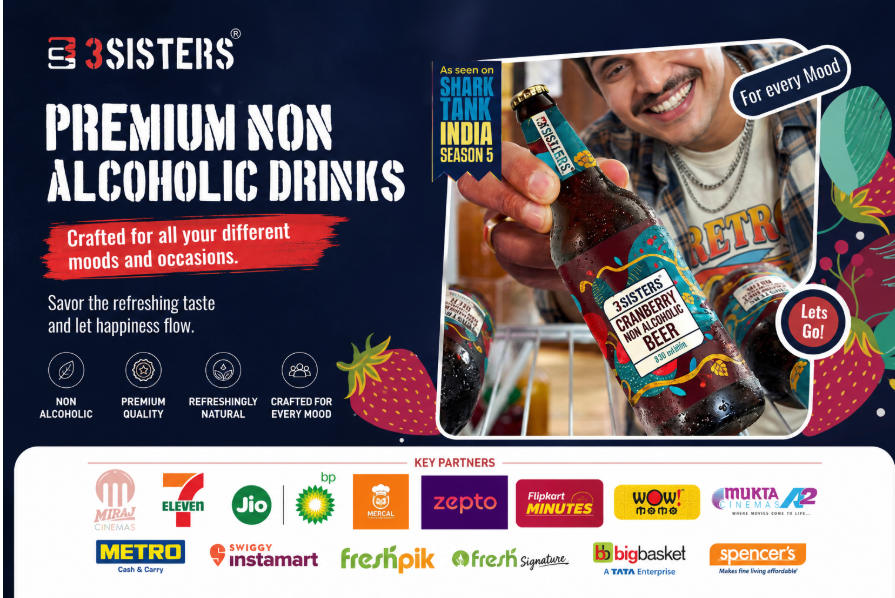 3Sisters Drinks Expands Nationwide Availability Through Leading Retail, Quick Commerce and Food…
