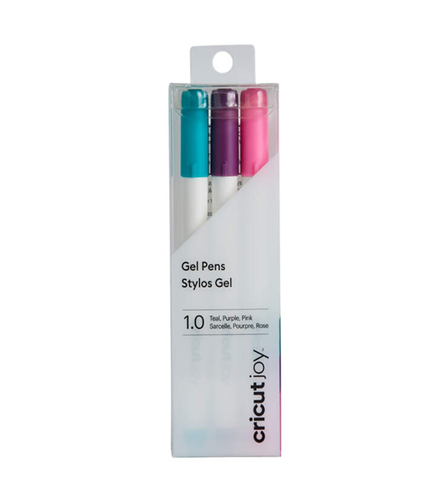 Cricut Smart Label Writable White Permanent Vinyl & Glitter Rainbow Gel Pens  Bundle