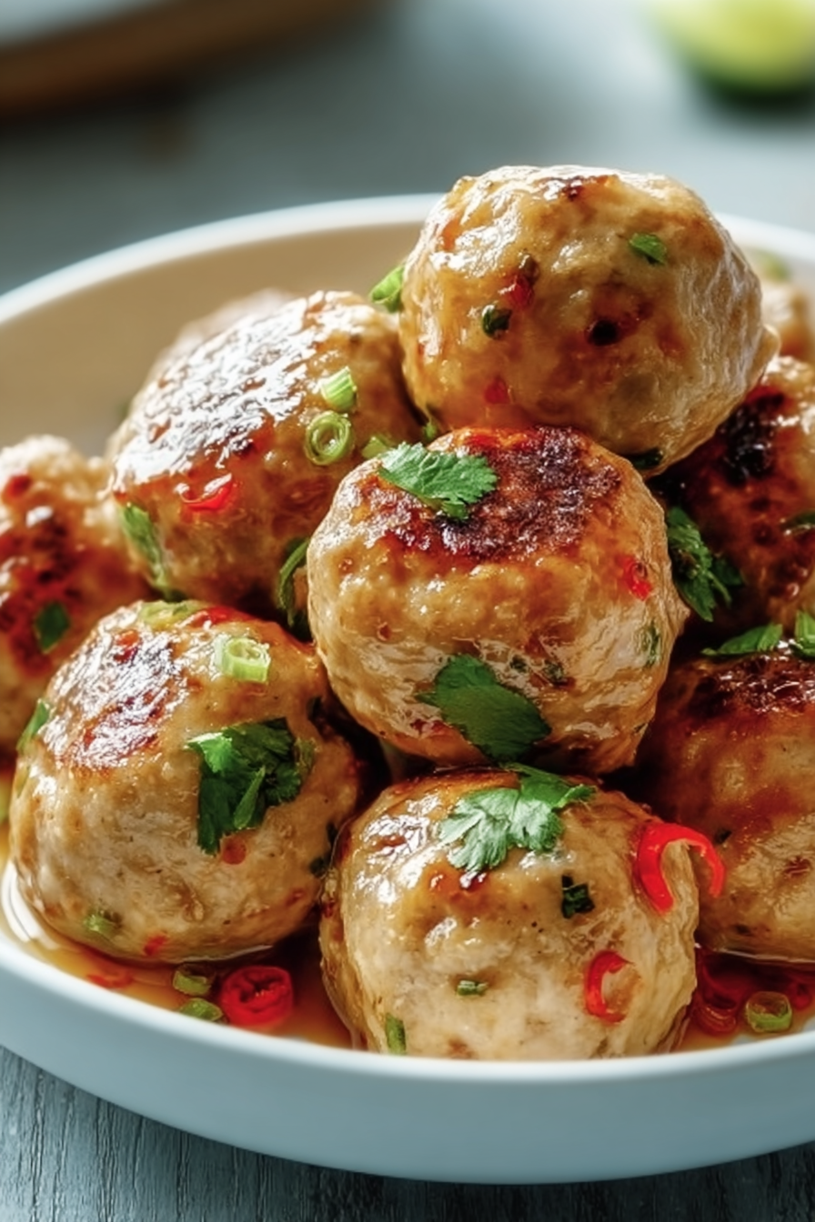 Thai Chicken Meatballs