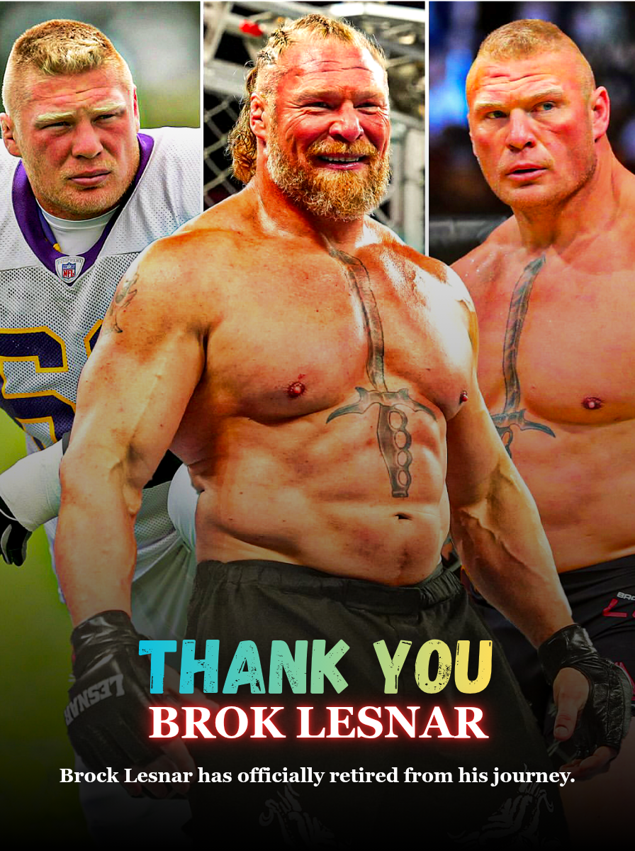 Brock Lesnar has officially retired from his journey: Another WWE Legend’s Unforgettable career End