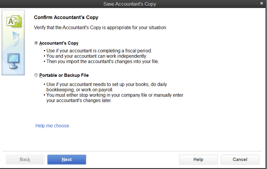 Process to create an accountant copy in QuickBooks by Williamamara