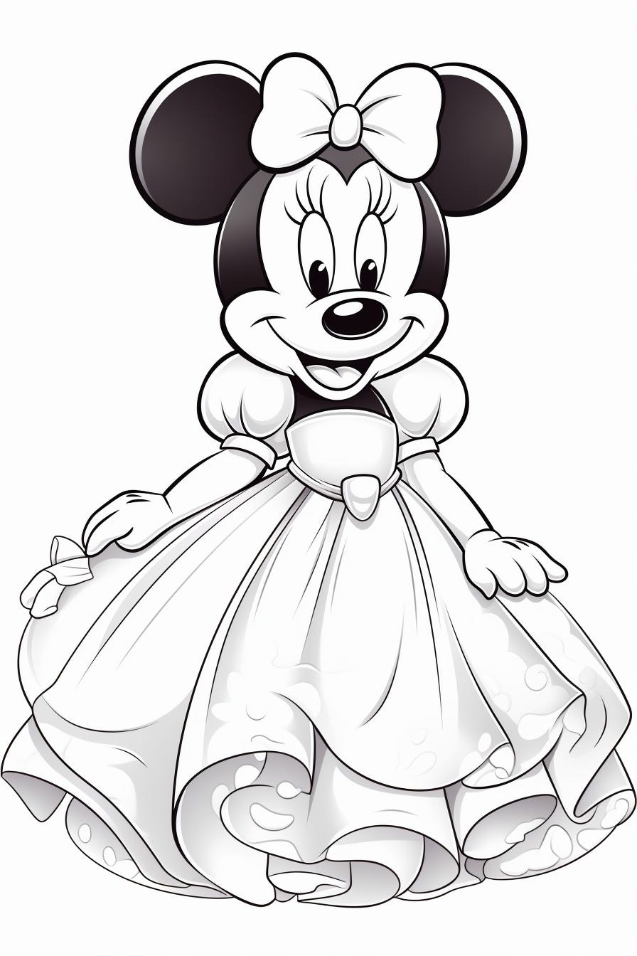 Free Printable Disney Characters Coloring Pages for Kids Storiespub