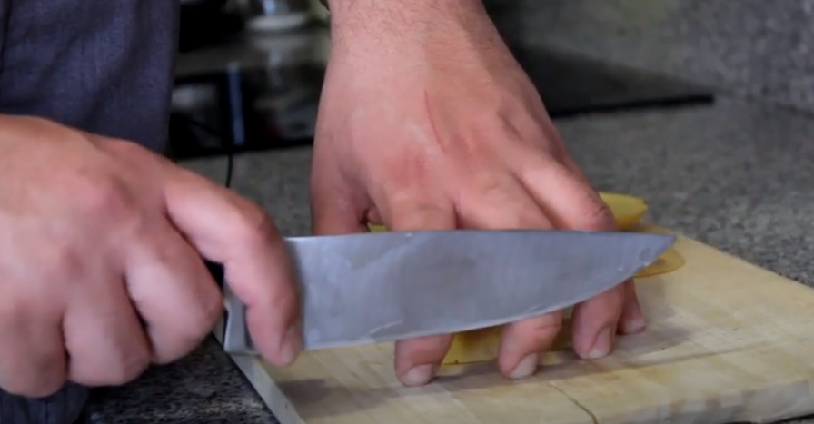 ¿Cómo cortar con cuchillo?