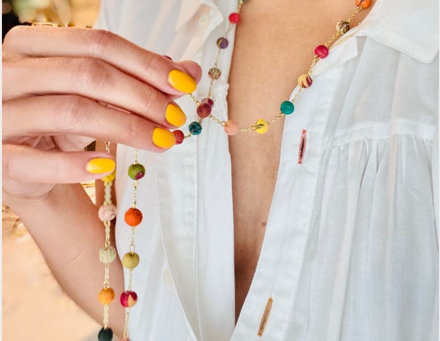 Simple bridesmaid sale necklaces