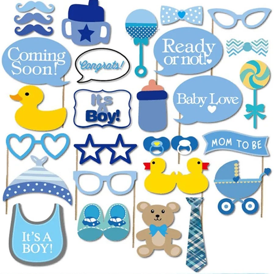 Title:Celebrate the Arrival: It’s a Boy Theme Props | by fizzabutt ...