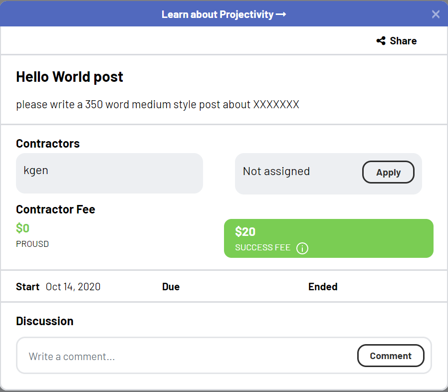 Introducing Projectivity: An Incentivized Task Management Board | by ...