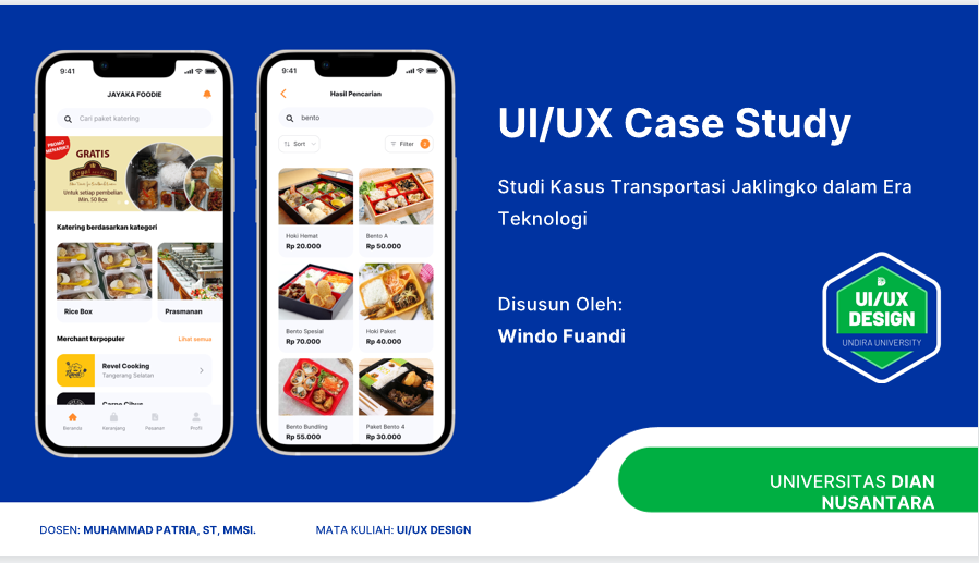 UX Case Study — Studi Kasus Transportasi Jaklingko dalam Era Teknologi ...