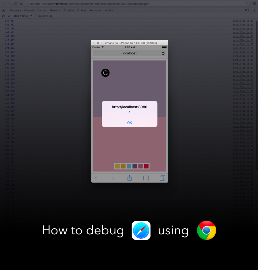 How to debug remote iOS device using Chrome DevTools | by nikoloza |  Symbols | Medium