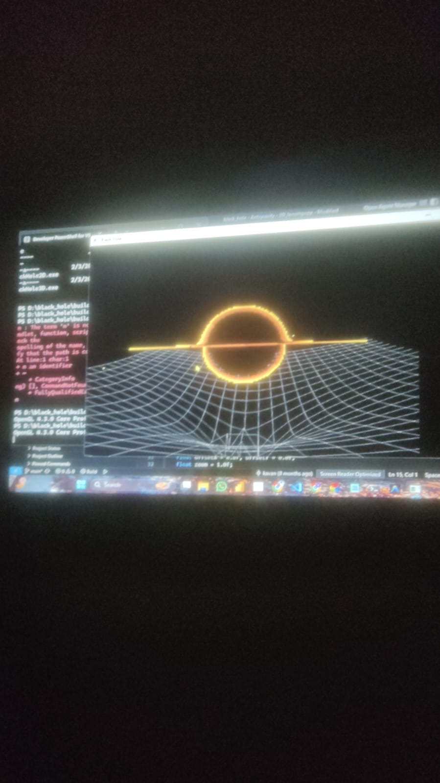 C++ Black Hole Simulation Using OpenGL and Schwarzschild Geodesics | by ...