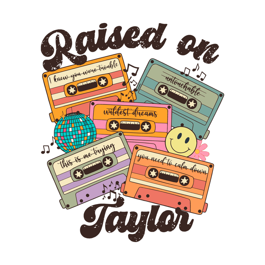 Taylor Music Concert SVG — Cassette Tape Design Inspired by Taylor by