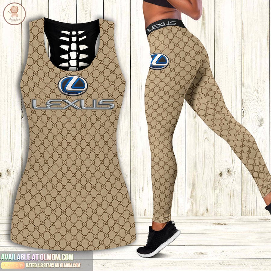 Gucci Lexus Tank Top Leggings Luxury Brand Clothing Clothes Outfit