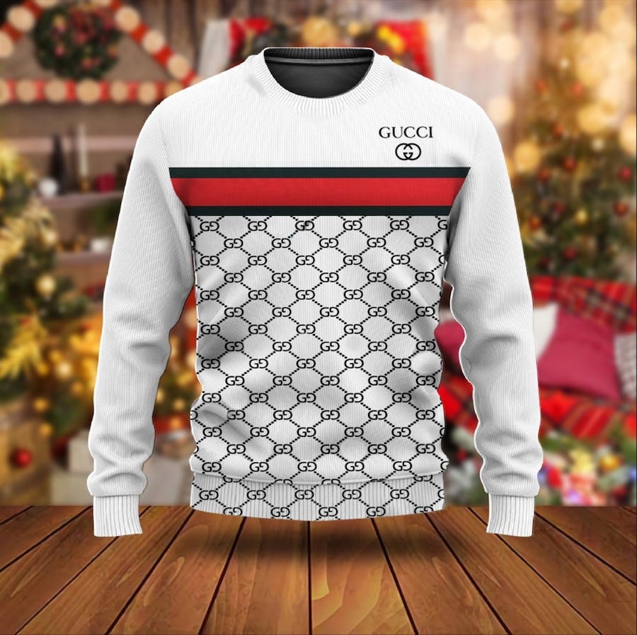 Louis Vuitton Luxury Brand Ugly Sweater Gift Outfit For Men Women Type02, by son nguyen, Sep, 2023