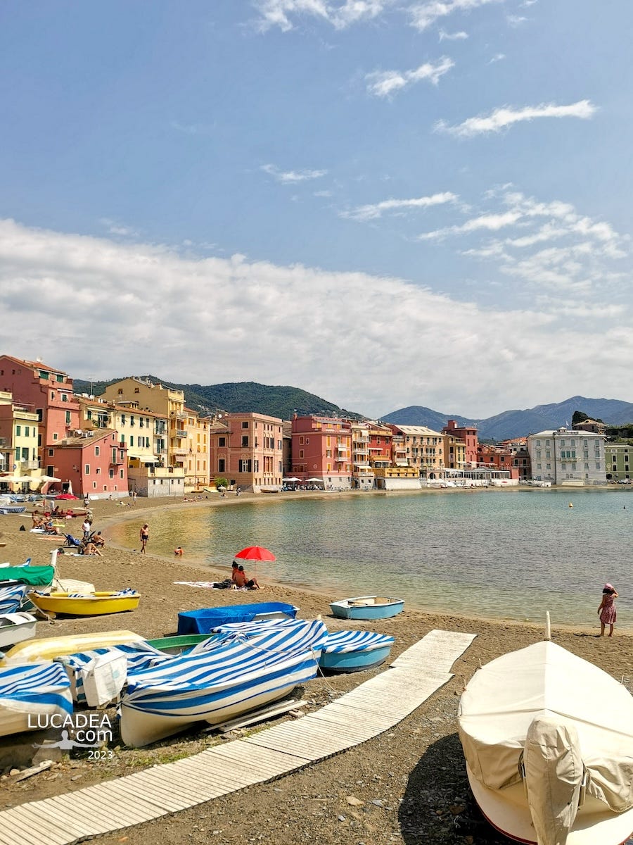 La Baia del Silenzio in estate