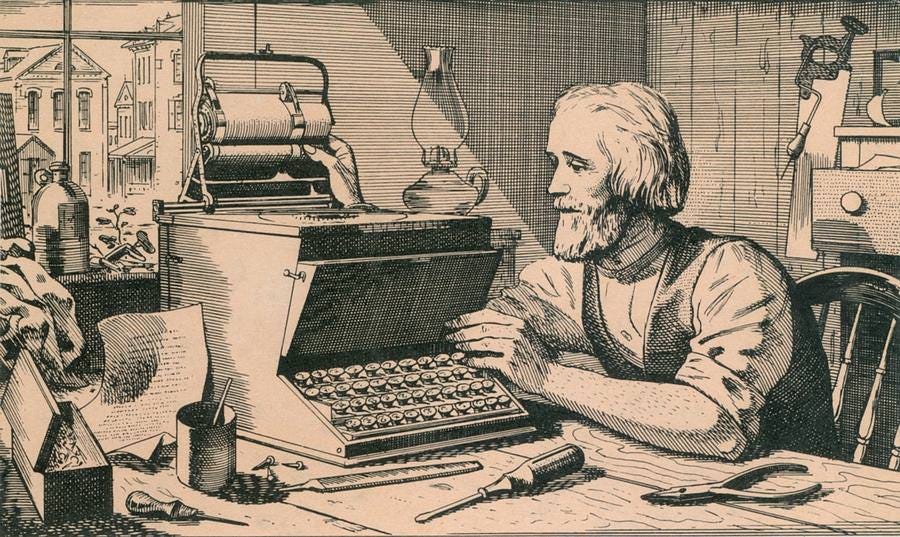 A Brief History of Typewriters
