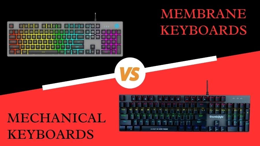 Mechanical vs Membrane Keyboards. Mechanical vs Membrane Keyboards ...