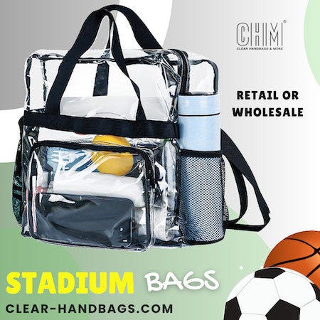 clear tote bag for game