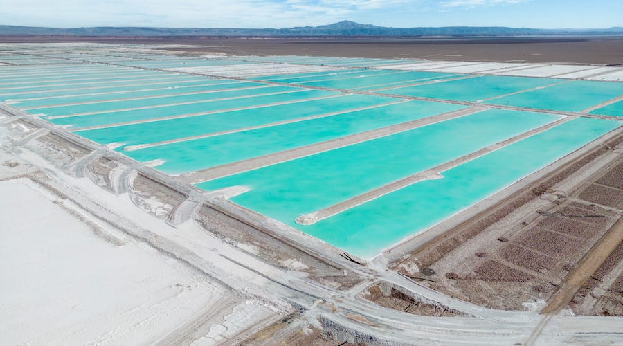 Evaporation ponds in northern Chile. By: freedom_wanted