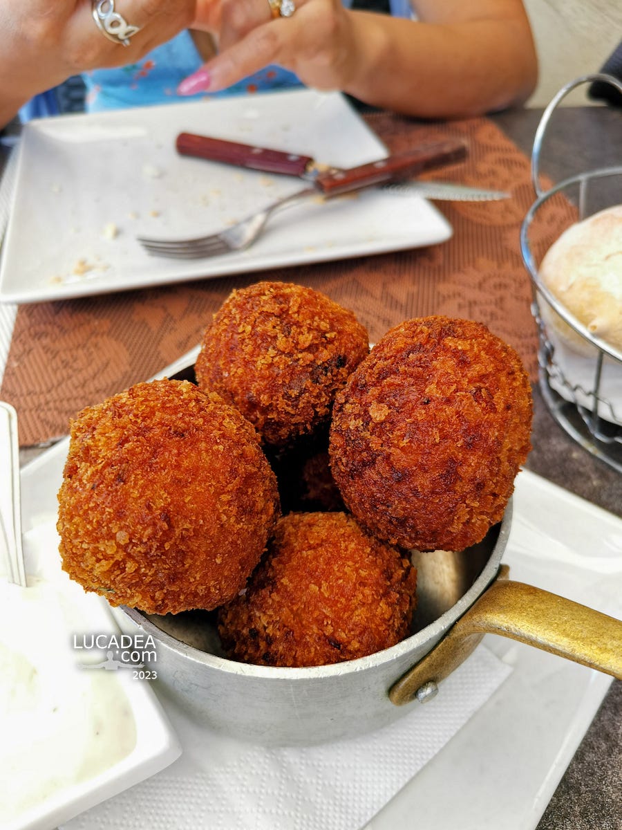 Delle ottime croquetas spagnole a Tenerife