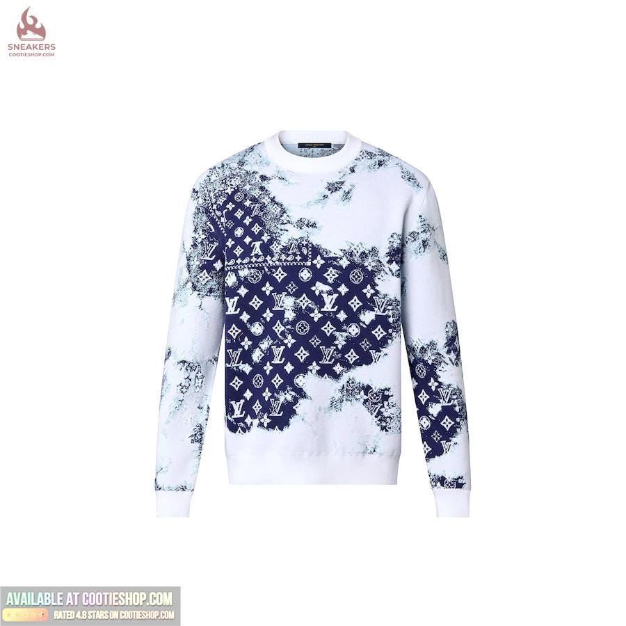 LV Fade Printed Long-Sleeved T-Shirt - Men - Ready-to-Wear