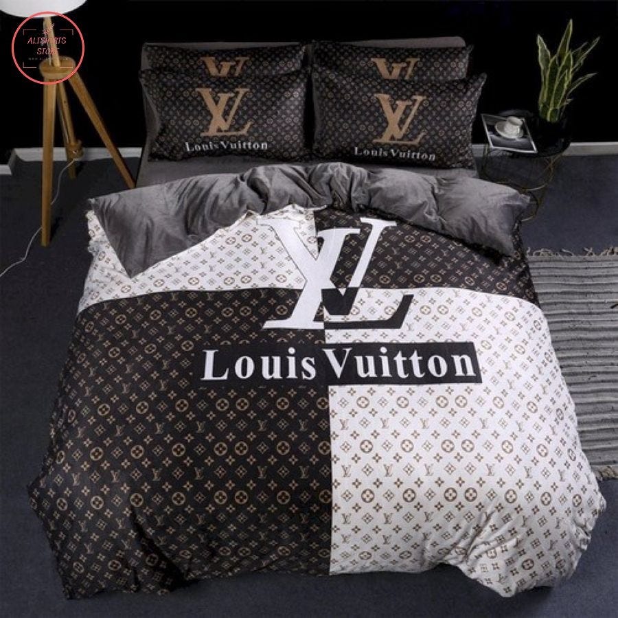 Trending] Louis Vuitton Lv Luxury Brand All White Bedding Set - Alishirts