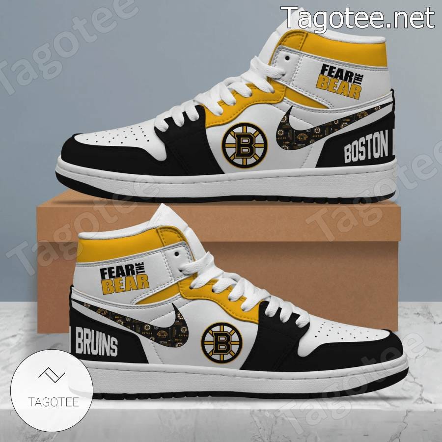 Unleash Your Inner Fan: Boston Bruins Fear the Bear Air Jordans | by