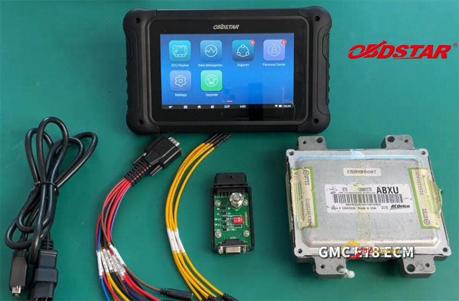 GMC E78 ECM Read & Write with OBDSTAR DC706 on Bench by OBDtool Medium