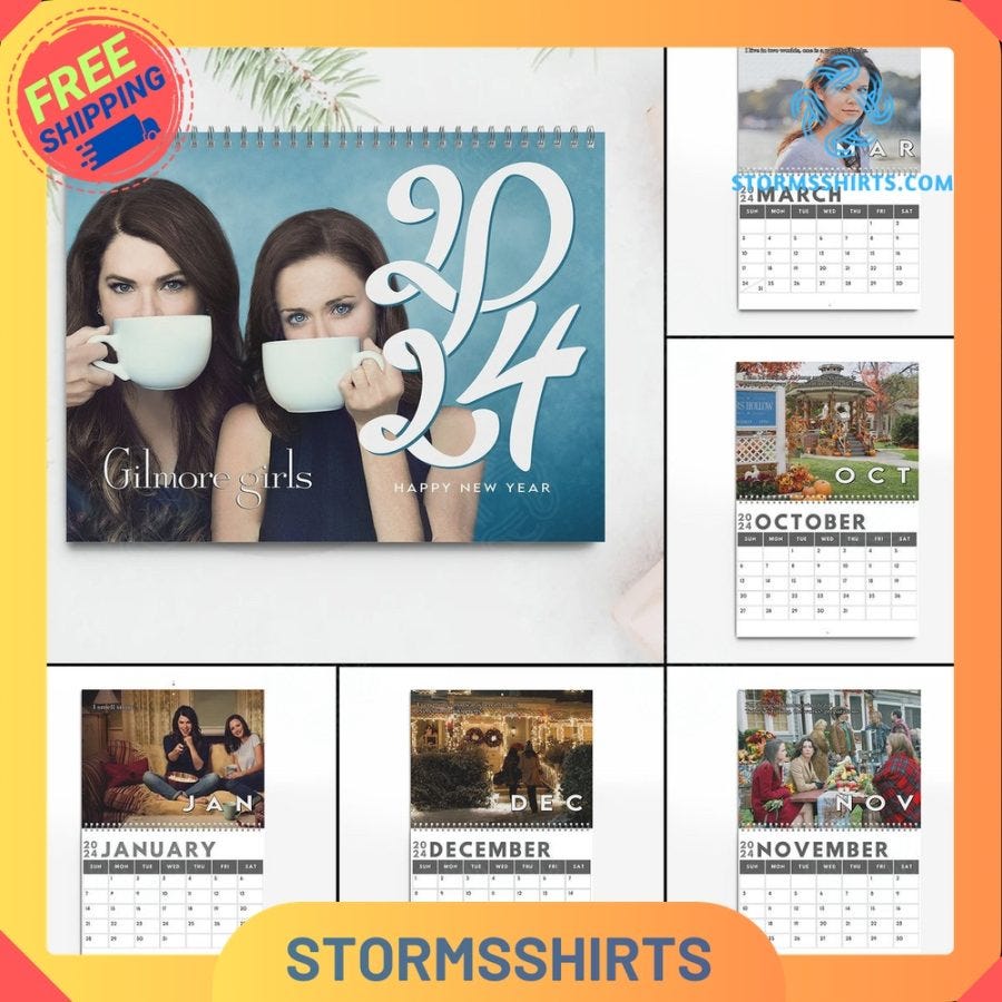 Gilmore Girls 2024 Wall Hanging Calendar by Womblesojudm Jan, 2024