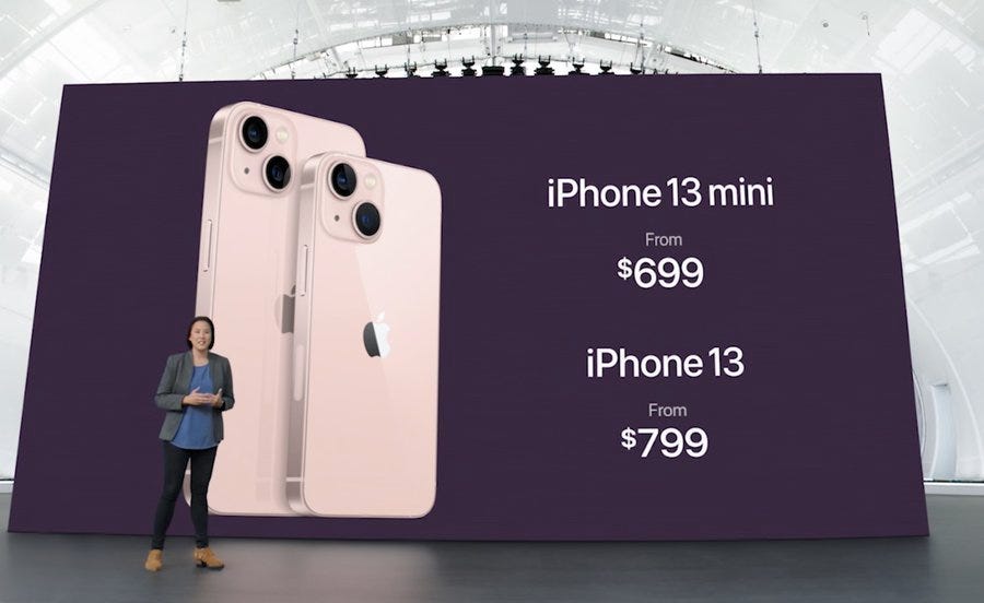 Apple Unveils iPhone 13 Mini, iPhone 13 with smaller notch starting ...