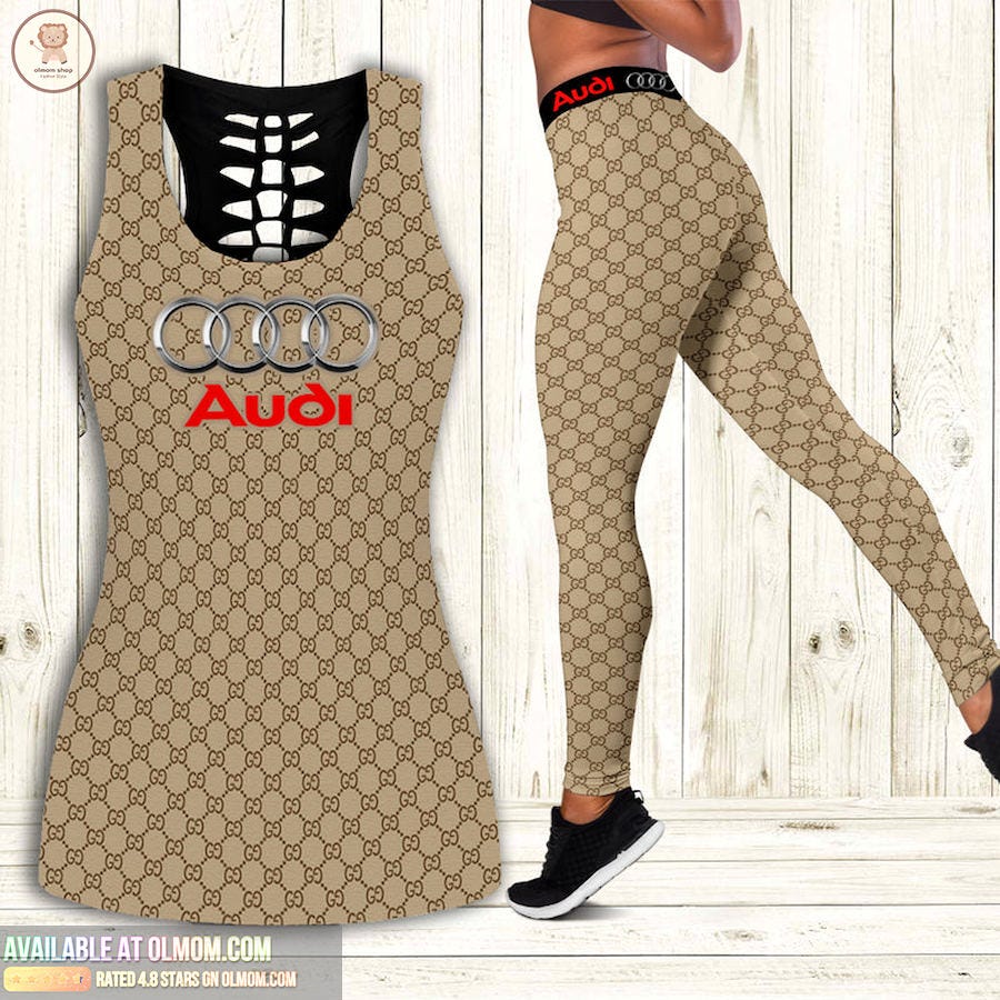 Gucci Audi Tank Top Leggings Luxury Brand Clothing Clothes Outfit Gym For  Women 110 Htls, by son nguyen