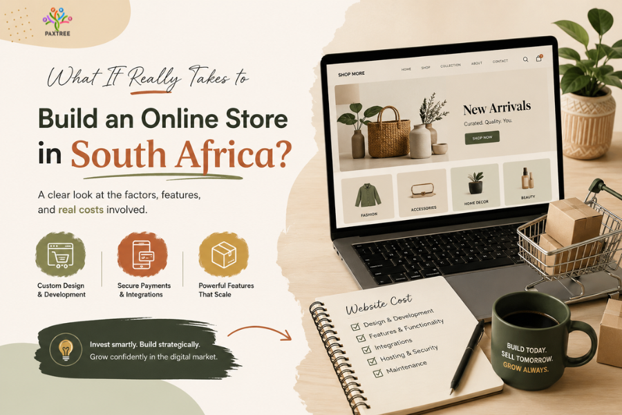 E-commerce Website Development Cost in South Africa | Paxtree