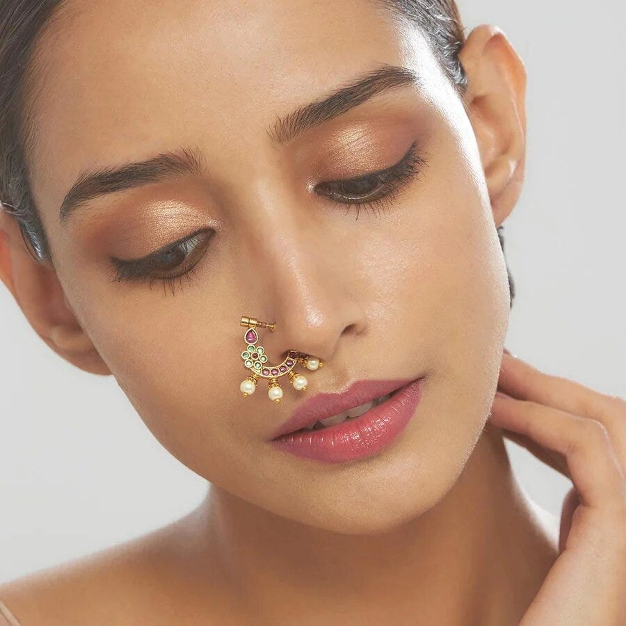 Nose rings  Nose ring sizes, Nose jewelry, Nose piercing