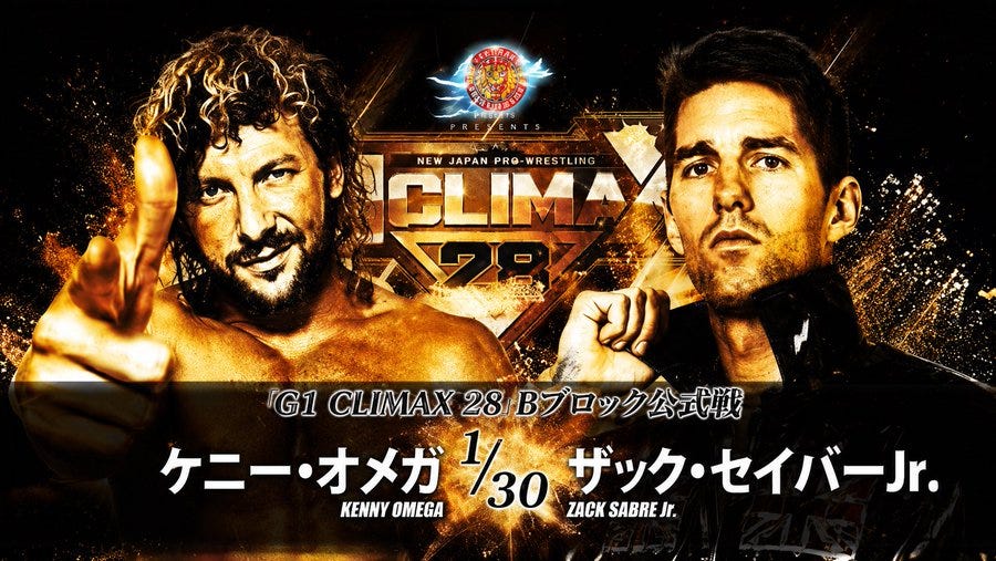 The last time Kenny Omega faced Zack Sabre Jr